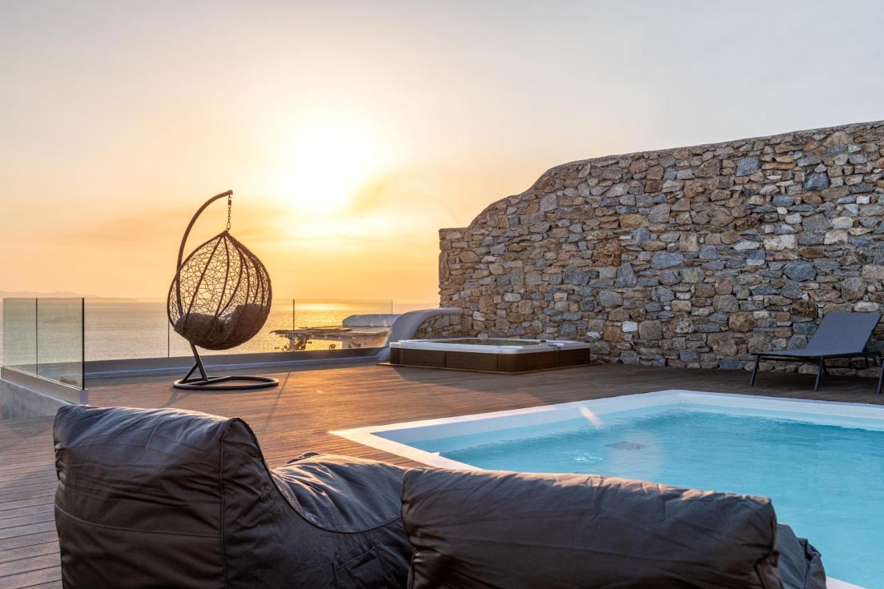 Villa In Mykonos - 6 Bedroom - 1Km From Mykonos Town - Infinity Pool - Sunset View מראה חיצוני תמונה