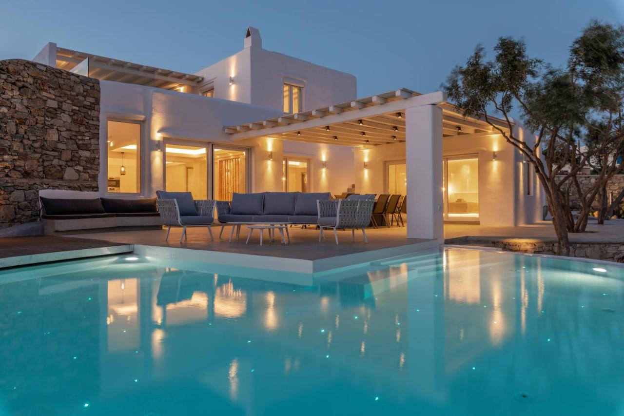Villa In Mykonos - 6 Bedroom - 1Km From Mykonos Town - Infinity Pool - Sunset View מראה חיצוני תמונה