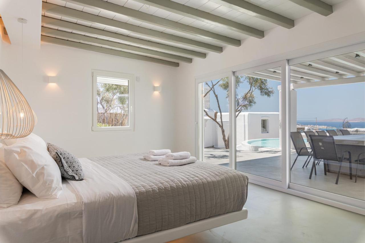 Villa In Mykonos - 6 Bedroom - 1Km From Mykonos Town - Infinity Pool - Sunset View מראה חיצוני תמונה