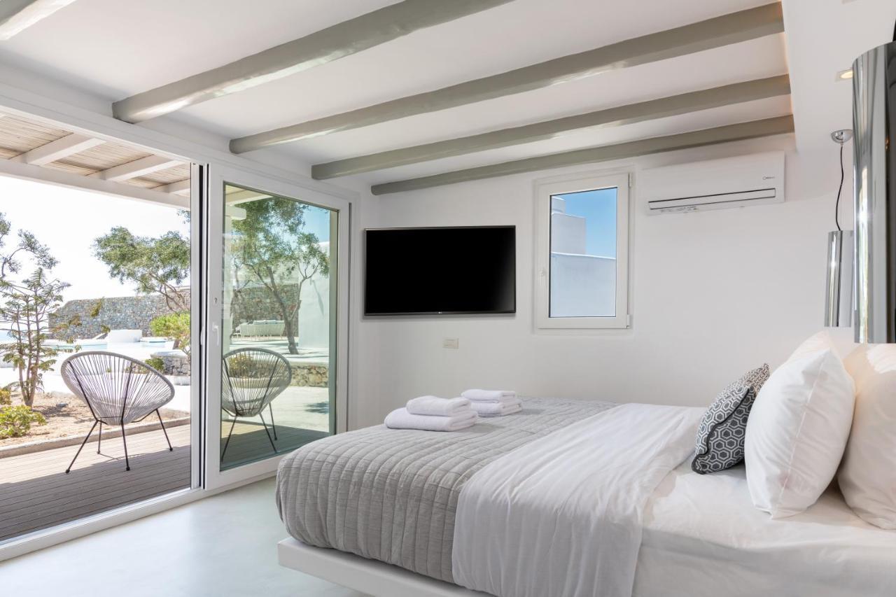 Villa In Mykonos - 6 Bedroom - 1Km From Mykonos Town - Infinity Pool - Sunset View מראה חיצוני תמונה