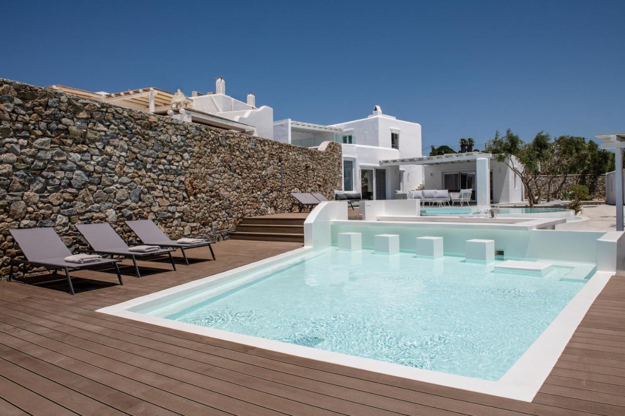 Villa In Mykonos - 6 Bedroom - 1Km From Mykonos Town - Infinity Pool - Sunset View מראה חיצוני תמונה